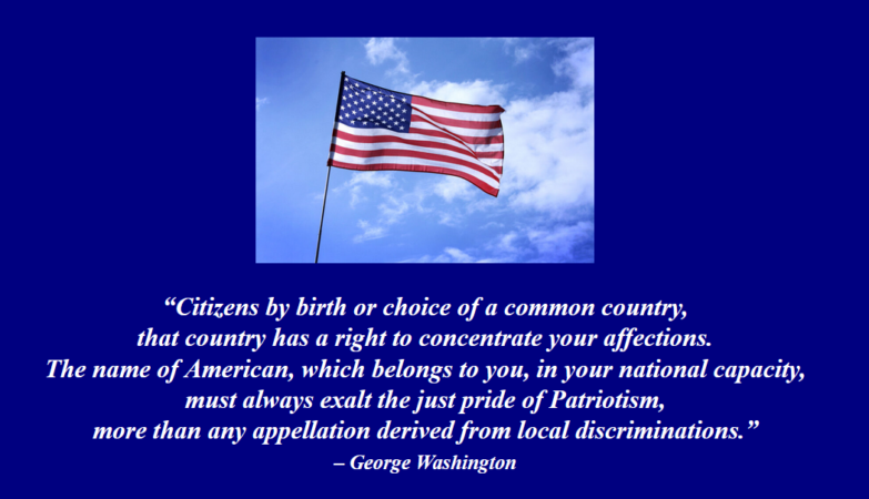 Country Over Party - Words of George Washintgon