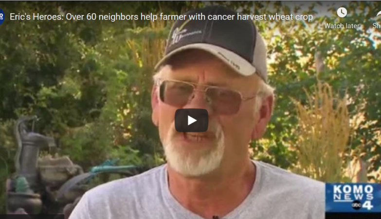 Rural Washington Farmers Come Together to help a Neighbor in his time of Need