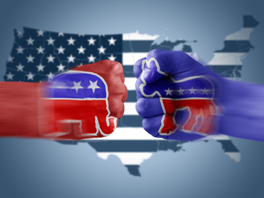 Republicans v Democrats - Political Parties & Politicians more Polarized than most Voters